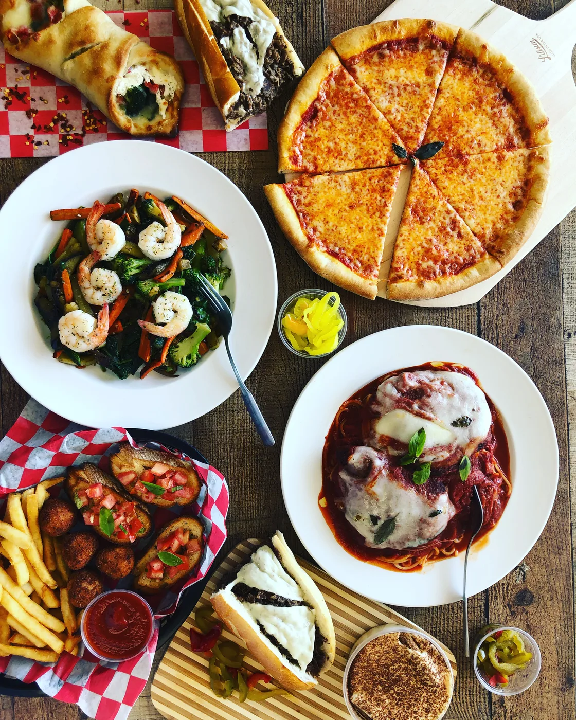 A spread of our food