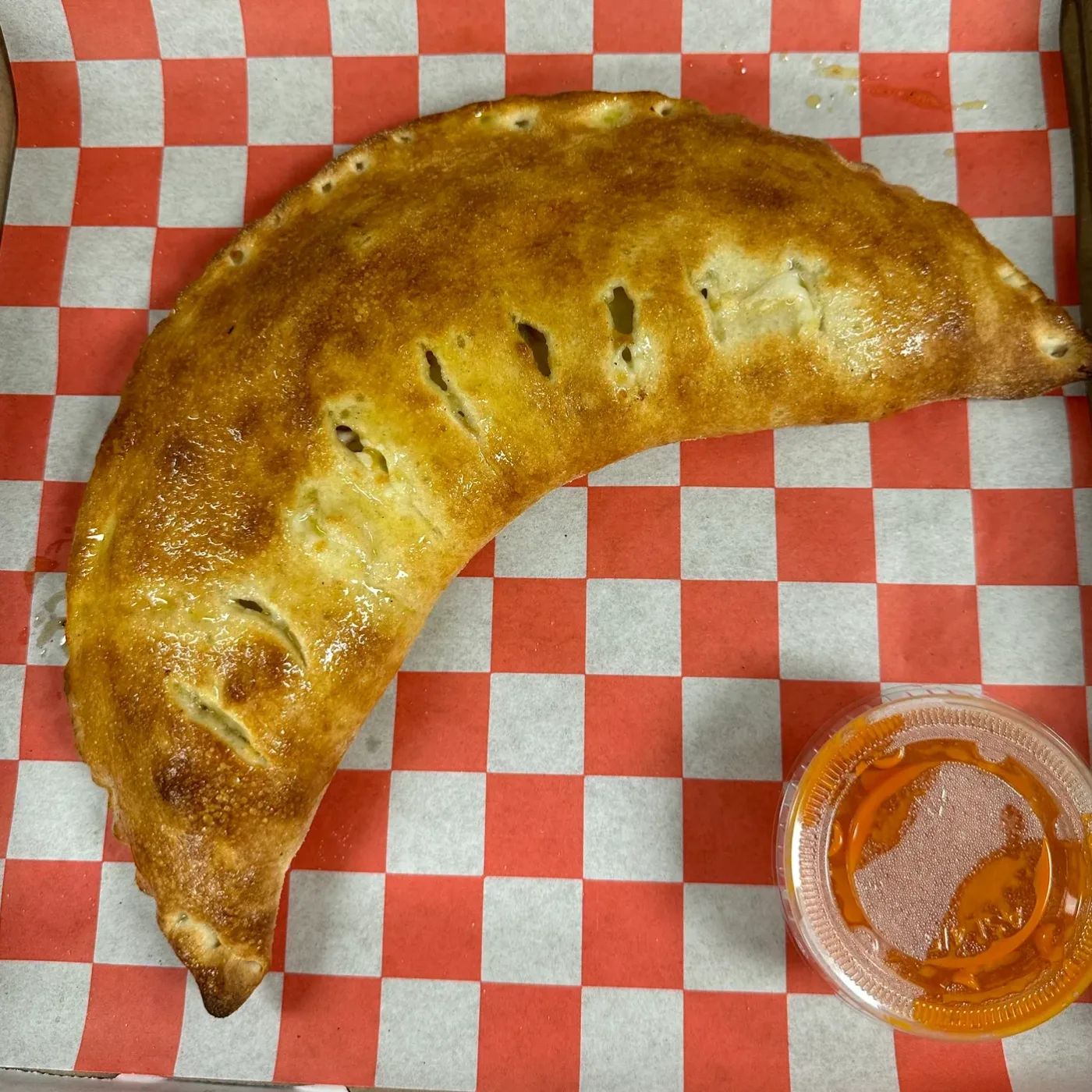 Buffalo Chicken Stromboli